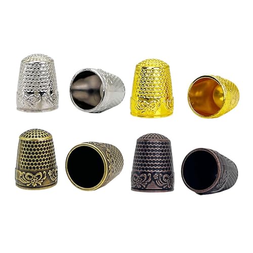EHDWXVZM 8 Stück Metall-Nähkauschen, Metall-Fingerlinge, Fingerschutz, Nähzubehör, Nähwerkzeuge EHDWXVZM 8 Stück Metall-Nähkauschen, Metall-Fingerlinge, Fingerschutz, Nähzubehör, Nähwerkzeuge von EHDWXVZM