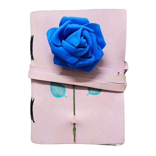 EHH Leder-Blumen-Tagebuch/Schreib-Notizbuch/Tagebuch/gebundener täglicher Notizblock für Frauen – handgefertigtes unliniertes Papier, Lederbindung, Geburtstagsgeschenke für Frauen EHH Leder-Blumen-Tagebuch/Schreib-Notizbuch/Tagebuch/gebundener täglicher Notizblock für Frauen – handgefertigtes unliniertes Papier, Lederbindung, Geburtstagsgeschenke für Frauen von EHH