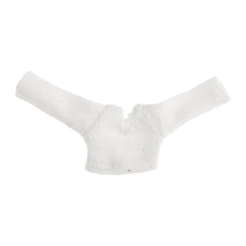 EHJRE 1/12 Skala Kleidung für weibliche Puppen, Pullover-Designs für 6 Zoll Figuren, Weiß von EHJRE
