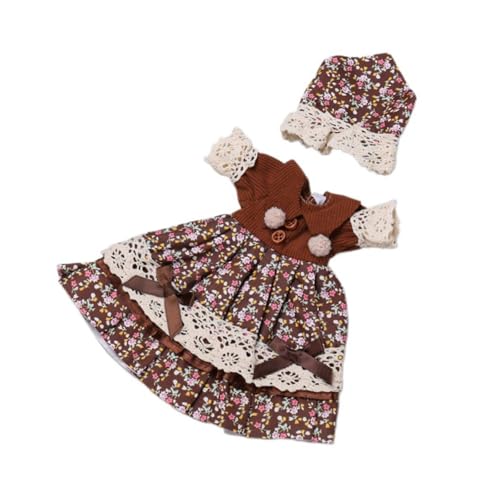 EHJRE 2 Stück 1:6 BJD Puppenkleider Kleidung Anziehen Machen Sie Ihre Eigenen Puppen Weiches Rollenspiel DIY Kostüm Cosplay für 30cm Actionfigur, Braun EHJRE 2 Stück 1:6 BJD Puppenkleider Kleidung Anziehen Machen Sie Ihre Eigenen Puppen Weiches Rollenspiel DIY Kostüm Cosplay für 30cm Actionfigur, Braun von EHJRE