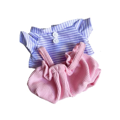 EHJRE 20 cm Puppen Kleidung Multifunktion Overalls für DIY Crafts Thanksgiving Geschenk, Rosa EHJRE 20 cm Puppen Kleidung Multifunktion Overalls für DIY Crafts Thanksgiving Geschenk, Rosa von EHJRE