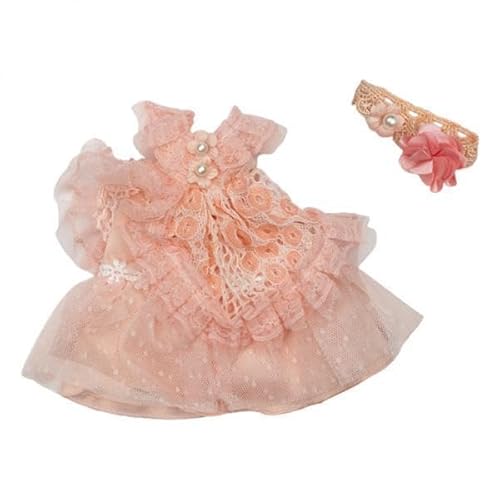 EHJRE 3X Schöne Puppen Kleidung Mini Kleid Tuch Kleidung Kleid Band 20cm Mädchen Puppe Kinder Spielzeug Keine Puppe von EHJRE