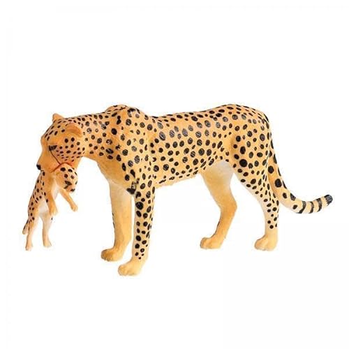 EHJRE 5X Leopardenfigur, Ornament, Geparden Spielset, Modell für Kuchendekoration, Partygeschenke EHJRE 5X Leopardenfigur, Ornament, Geparden Spielset, Modell für Kuchendekoration, Partygeschenke von EHJRE