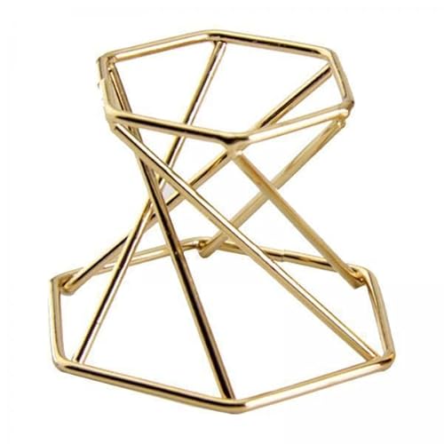 EHJRE 6X Metallhalter Staffelei Display Stand für Edelstein Mineral Rocks Golden EHJRE 6X Metallhalter Staffelei Display Stand für Edelstein Mineral Rocks Golden von EHJRE