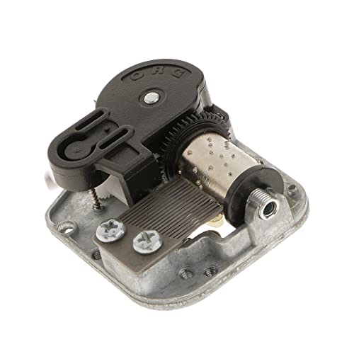 EHJRE Musikalische Uhrwerke Teile DIY für Spieluhr mit Kurbelschrauben Silber, Erstaunlicher Anmut, 5x4.2x2cm EHJRE Musikalische Uhrwerke Teile DIY für Spieluhr mit Kurbelschrauben Silber, Erstaunlicher Anmut, 5x4.2x2cm von EHJRE