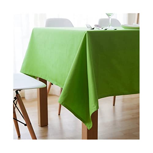 Wachs Tischdecken Rechteck Table Decoration Cloth Einfarbig Tischdeckenschoner Table Cloth Kids Grün Tischschutz Dekoration 140X140Cm von EHOMERY