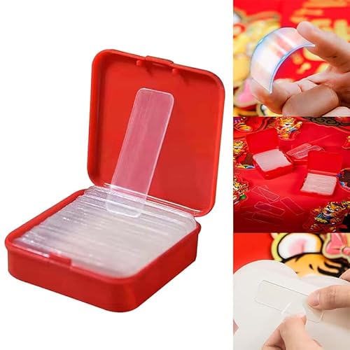 EHOTER 60PCS Klebepads Doppelseitig Transparent Starke Klebeband Multifunktionales Klebekraft Wiederverwendbares Doppelklebeband Spurloses Ablösbar Klebestreifen Tape für Glas Metalle Kunststoffe EHOTER 60PCS Klebepads Doppelseitig Transparent Starke Klebeband Multifunktionales Klebekraft Wiederverwendbares Doppelklebeband Spurloses Ablösbar Klebestreifen Tape für Glas Metalle Kunststoffe von EHOTER
