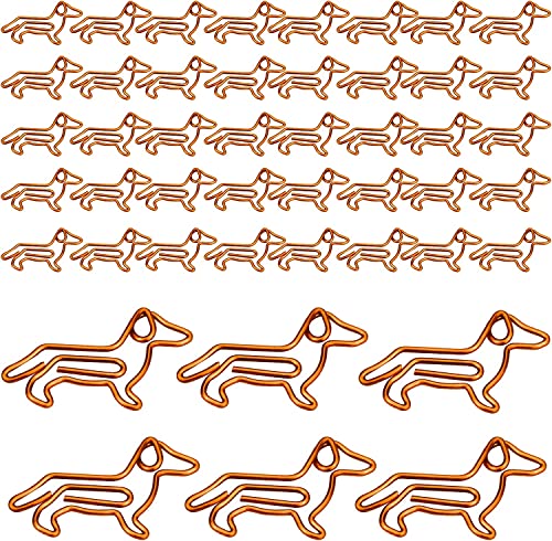 Büroklammern Hund 40 Stück Papierklammern Motiv Dackelform Tierform Kreative Bookmark Cartoon Süße Büroklammern für Schule Büromaterial Zubehör Metall Heftklammern Büroklammern Hund 40 Stück Papierklammern Motiv Dackelform Tierform Kreative Bookmark Cartoon Süße Büroklammern für Schule Büromaterial Zubehör Metall Heftklammern von EHOTER