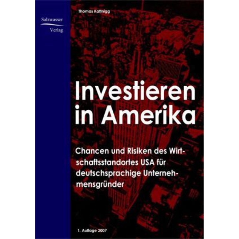 Investieren In Amerika - Thomas Kattnigg, Kartoniert (TB) von EHV Academicpress