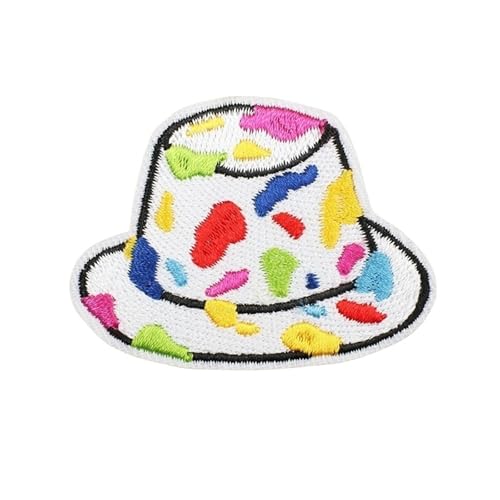 Gestickte Aufnäher mit verspieltem Cartoon-Motiv, zum Aufbügeln oder Aufnähen, Stoffaufkleber für Jacken, Taschen, Hüte, DIY-Dekoration, Hut Regenbogen Gestickte Aufnäher mit verspieltem Cartoon-Motiv, zum Aufbügeln oder Aufnähen, Stoffaufkleber für Jacken, Taschen, Hüte, DIY-Dekoration, Hut Regenbogen von EHYQK