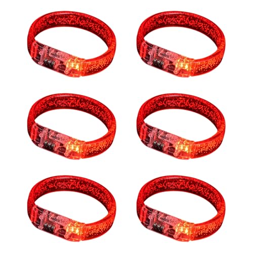 EHZBRCN Packung Mit 6 Leuchtenden Armbändern Für Kinderpartys Acryl LED Leuchten Armbänder Accessoire Festival Werbegeschenke Schmuck Schmuck EHZBRCN Packung Mit 6 Leuchtenden Armbändern Für Kinderpartys Acryl LED Leuchten Armbänder Accessoire Festival Werbegeschenke Schmuck Schmuck von EHZBRCN