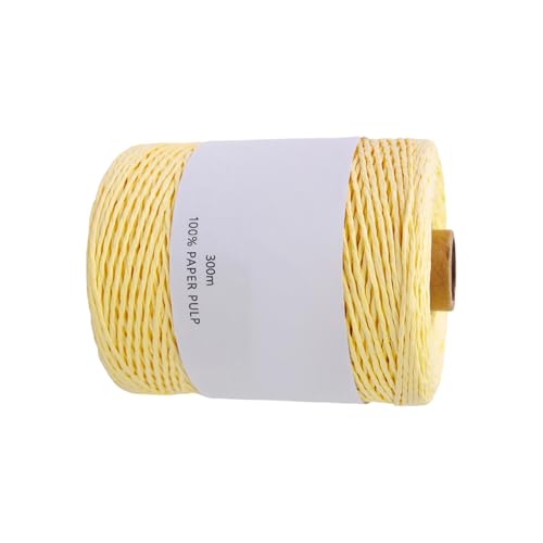 Raffia Paper Craft Ribbon 3.28yards Natural Raffia String Packungspapier Swine Zum Wickeln Von Blumensträußen Weben Des Handwerks von EHZBRCN