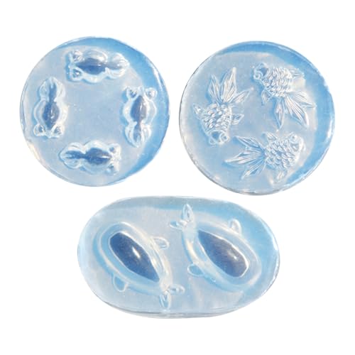 Set Von 3 Silikonformen Für Harzschmuck Gold Fisch Und Wal Formen Kerzenform Meer Kreatur Handgefertigte Seifenformen Set Von 3 Silikonformen Für Harzschmuck Gold Fisch Und Wal Formen Kerzenform Meer Kreatur Handgefertigte Seifenformen von EHZBRCN