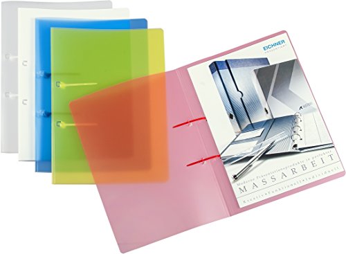 10 Strip-/ Schlaufenhefter, rot-transparent 10 Strip-/ Schlaufenhefter, rot-transparent von EICHNER