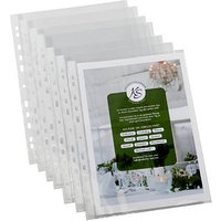EICHNER Prospekthüllen DIN A4 glasklar glatt 0,12 mm, 100 St. von EICHNER