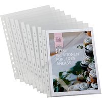 EICHNER Prospekthüllen DIN A4 glasklar glatt 0,10 mm, 100 St. von EICHNER