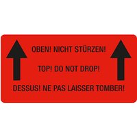 250 EICHNER Warnetiketten rot »Oben! Nicht stürzen!« 100,0 x 50,0 mm 250 EICHNER Warnetiketten rot »Oben! Nicht stürzen!« 100,0 x 50,0 mm von EICHNER