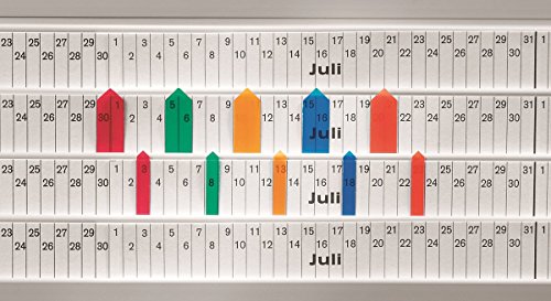 50 Planungssignale für Einstecktafel, schmale Ausführung, verschiedene Farben verfügbar von Eichner