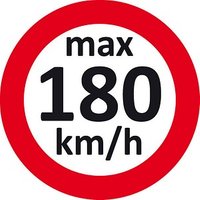 EICHNER Aufkleber Geschwindigkeit 180 km/h, rot/weiß, 100 St. von EICHNER