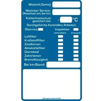 EICHNER Aufkleber Inspektion, blau/weiß, 250 St. von EICHNER