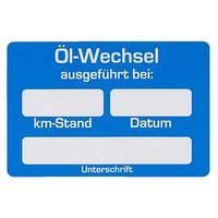 EICHNER Aufkleber Ölwechsel ausgeführt, blau/weiß, 250 St. EICHNER Aufkleber Ölwechsel ausgeführt, blau/weiß, 250 St. von EICHNER