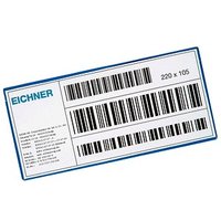 EICHNER Etikettentaschen blau 22,0 x 10,5 cm, 10 St. von EICHNER