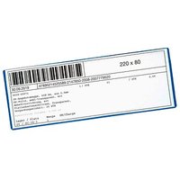 EICHNER Etikettentaschen blau 22,0 x 8,0 cm, 10 St. von EICHNER