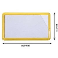 EICHNER Etikettentaschen gelb 10,0 x 5,8 cm, 50 St. von EICHNER