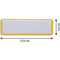 EICHNER Etikettentaschen gelb 12,0 x 4,0 cm, 50 St. EICHNER Etikettentaschen gelb 12,0 x 4,0 cm, 50 St. von EICHNER
