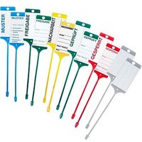 EICHNER Hängeetiketten 2x blau, 4x grün, 2x gelb, 2x rot, 2x grau 21,5 x 5,8 cm gelocht, 1 Set von EICHNER