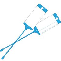 EICHNER Hängeetiketten blau 21,5 x 5,8 cm gelocht, 200 St. von EICHNER