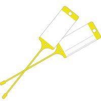 EICHNER Hängeetiketten gelb 21,5 x 5,8 cm gelocht, 200 St. von EICHNER