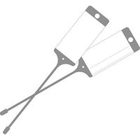 EICHNER Hängeetiketten grau 21,5 x 5,8 cm gelocht, 200 St. von EICHNER