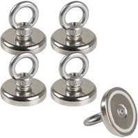 EICHNER Ösen Magnete silber, Metall Ø 4,0 x 7,8 cm, 5 St. von EICHNER