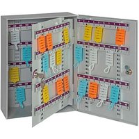 EICHNER Schlüsselkasten grau mit 160 Haken Zylinderschloss von EICHNER