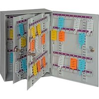 EICHNER Schlüsselkasten grau mit 232 Haken Zylinderschloss von EICHNER