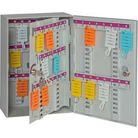 EICHNER Schlüsselkasten grau mit 86 Haken Zylinderschloss von EICHNER