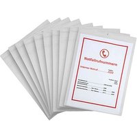 EICHNER Sichttaschen DIN A4 transparent glatt 0,20 mm, 10 St. von EICHNER