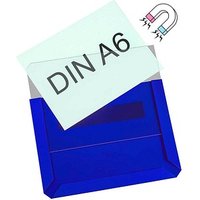 EICHNER Sichttaschen Magnetisch DIN A6 blau glatt, 10 St. von EICHNER