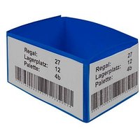 EICHNER Sichttaschen für Palettenfuß blau glatt 2,0 mm, 30 St. von EICHNER