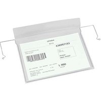 EICHNER Sichttaschen mit Drahtbügel DIN A4 quer transparent glatt, 50 St. von EICHNER