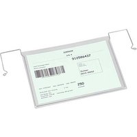 EICHNER Sichttaschen mit Drahtbügel DIN A4 quer transparent glatt, 50 St. von EICHNER