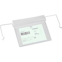 EICHNER Sichttaschen mit Drahtbügel DIN A6 quer transparent glatt, 50 St. von EICHNER