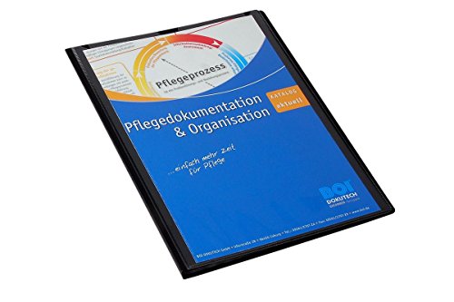 Sichtbuch aus PP mit Vordertasche und 40 Hüllen, VE: 1 Stück, schwarz von Eichner