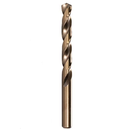 12–12,9 mm HSS M35 Kobalt-Spiralbohrer mit geradem Schaft, Edelstahl, Metall, Eisen, Aluminiumlegierung, perforierte Spiralbohrer(12.1mm) von EIENQBVL
