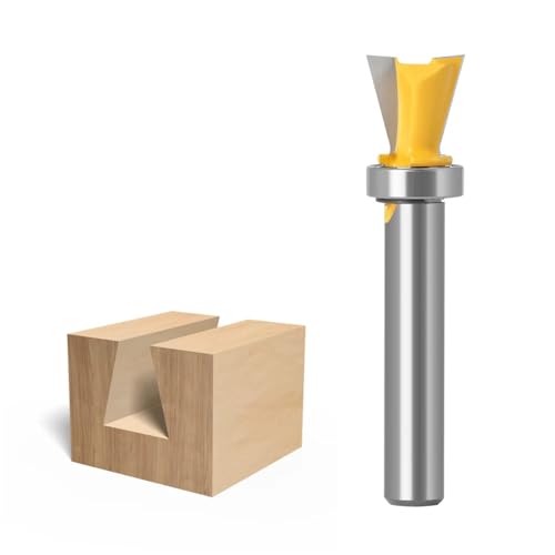 14-Grad-Schwalbenschwanz-Fräser, 1/2 Zoll – 8 mm Schaft, Holzbearbeitungsfräser, Zapfenfräser for Holzbearbeitungswerkzeuge 14-Grad-Schwalbenschwanz-Fräser, 1/2 Zoll – 8 mm Schaft, Holzbearbeitungsfräser, Zapfenfräser for Holzbearbeitungswerkzeuge von EIENQBVL