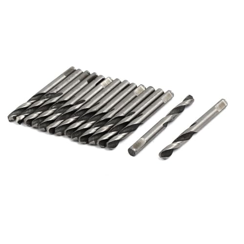 15 Stück Pilotbohrer 5 mm x 56 mm M42 HSS 2-Flöten-Pilotbohrer for Lochsägendorn, reduziert Blockieren beim Durchbruch 15 Stück Pilotbohrer 5 mm x 56 mm M42 HSS 2-Flöten-Pilotbohrer for Lochsägendorn, reduziert Blockieren beim Durchbruch von EIENQBVL