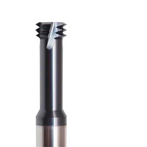 CNC-Werkzeugbeschichtung Hartmetall-Gewindefräser M3 M2.5 M12 Dreizahn-Gewindefräser for Edelstahl(YZP-4103,M4-0.7-D4-100L) von EIENQBVL
