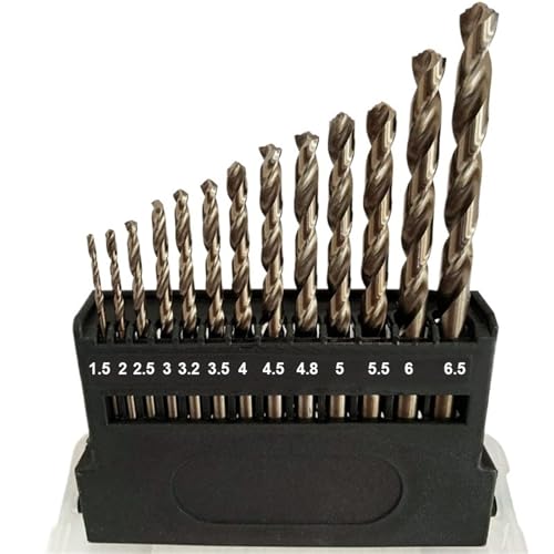 Metrische M42 8% Kobalt-Spiralbohrer for Edelstahl und Hartmetall(13pcs) von EIENQBVL