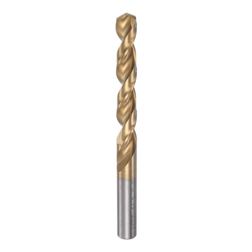 Spiralbohrer, 11,5–13 mm, titanbeschichtet (HSS-E), M42, Schnellarbeitsstahl, 8% Kobalt, gerader Schaft, for Edelstahl, Aluminiumlegierungen, Metall(11.8mm) von EIENQBVL